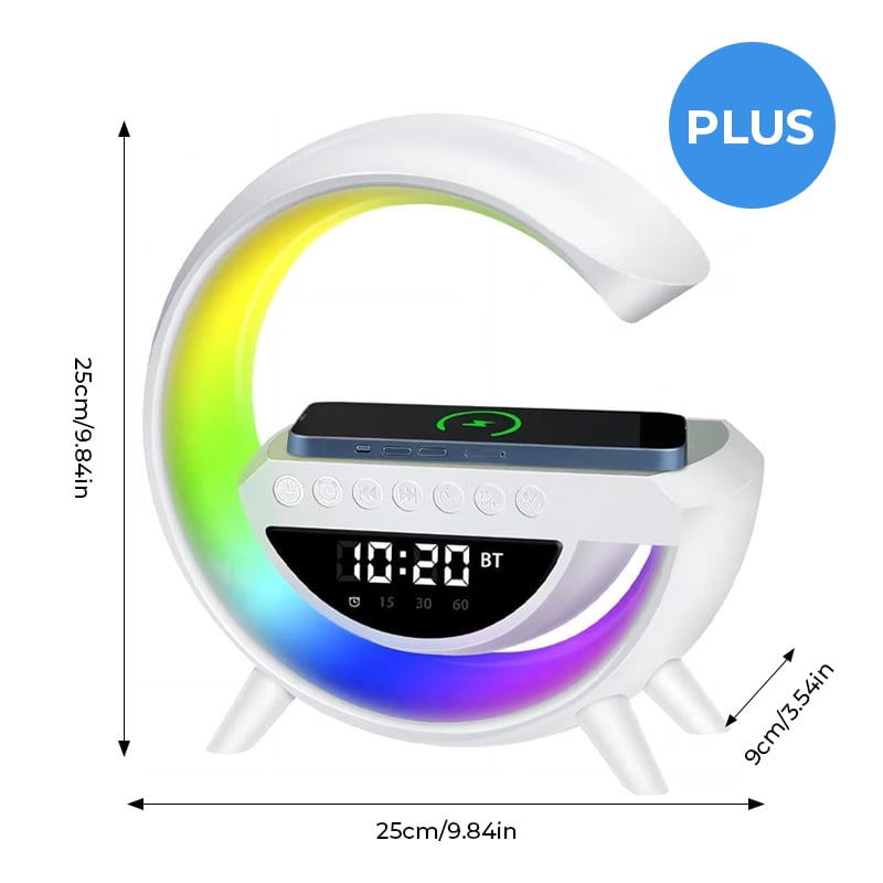 G-shaped Led Wireless Charging Speaker