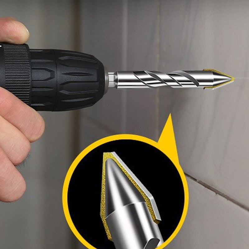 High-strength eccentric twist drill bit