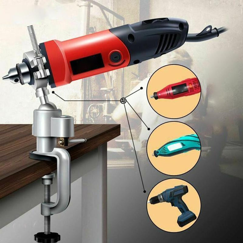 Mini Electric Drill Grinder Holder Stand Bench Clamp