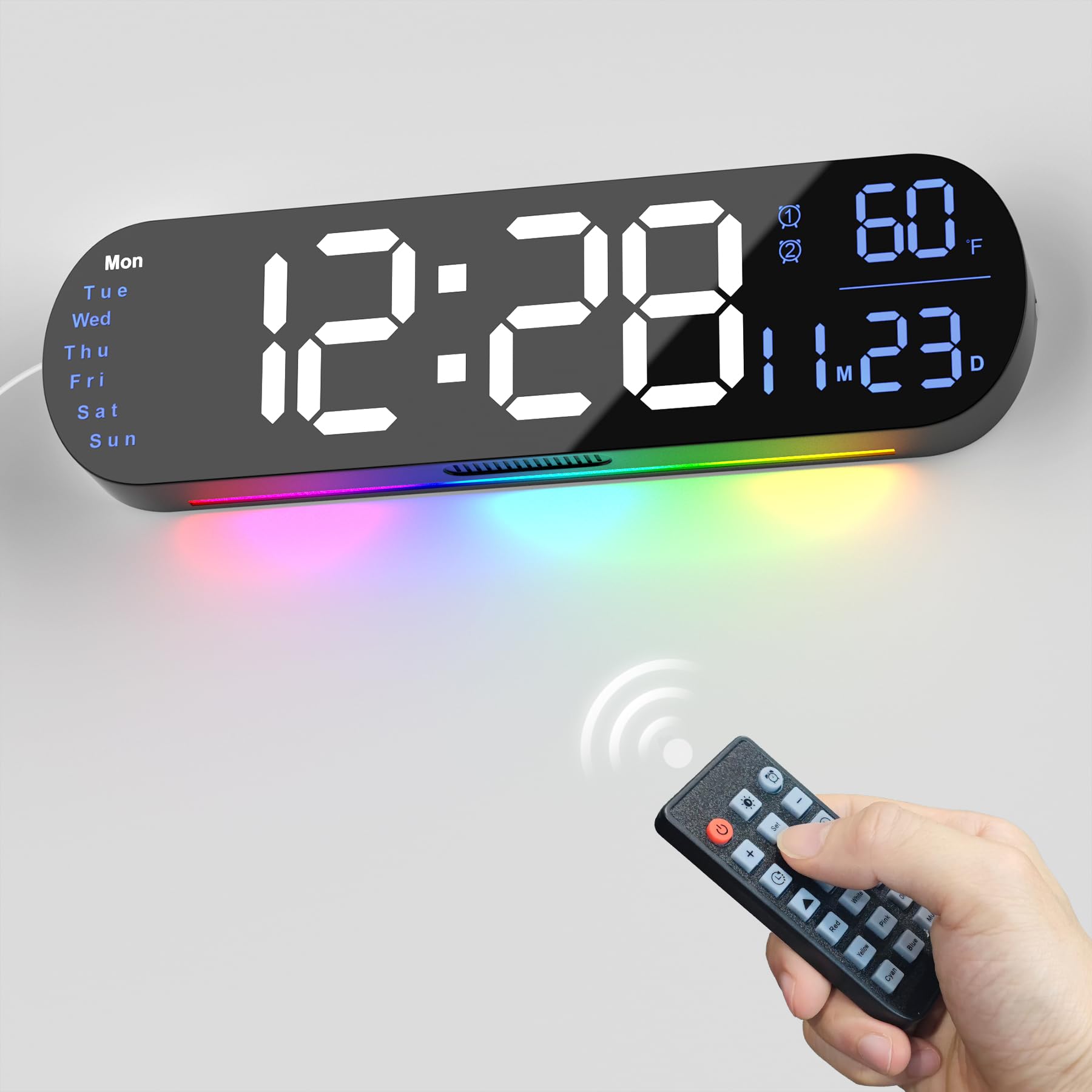 Multi Functional LED Display Clock