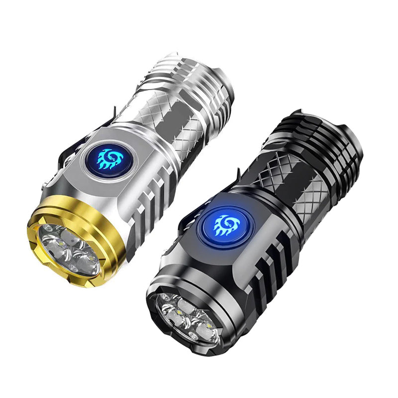 Portable Three-eyed Monster Mini Flashlight